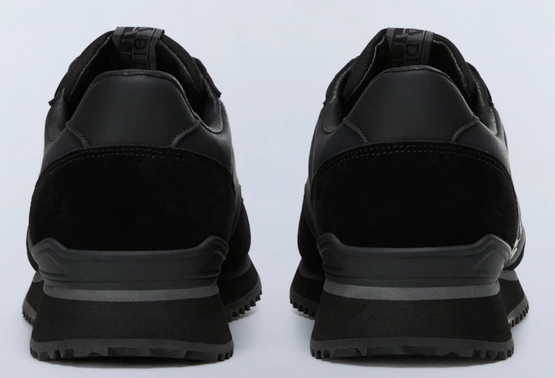 Cosmos Syn Triple Black Runner Sneakers