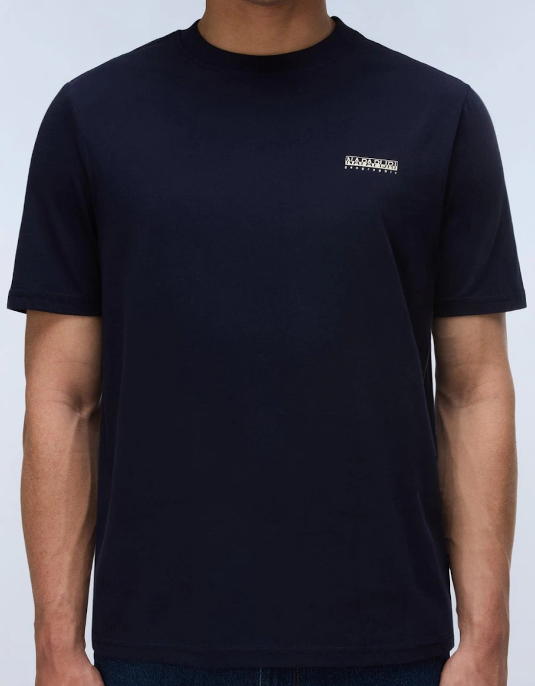 Small Box Logo Navy T-Shirt