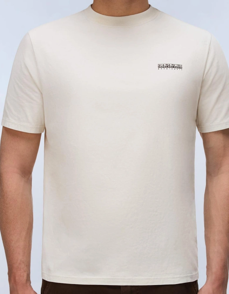 Small Box Logo Cream T-Shirt