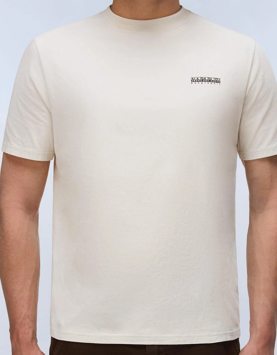 Small Box Logo Cream T-Shirt