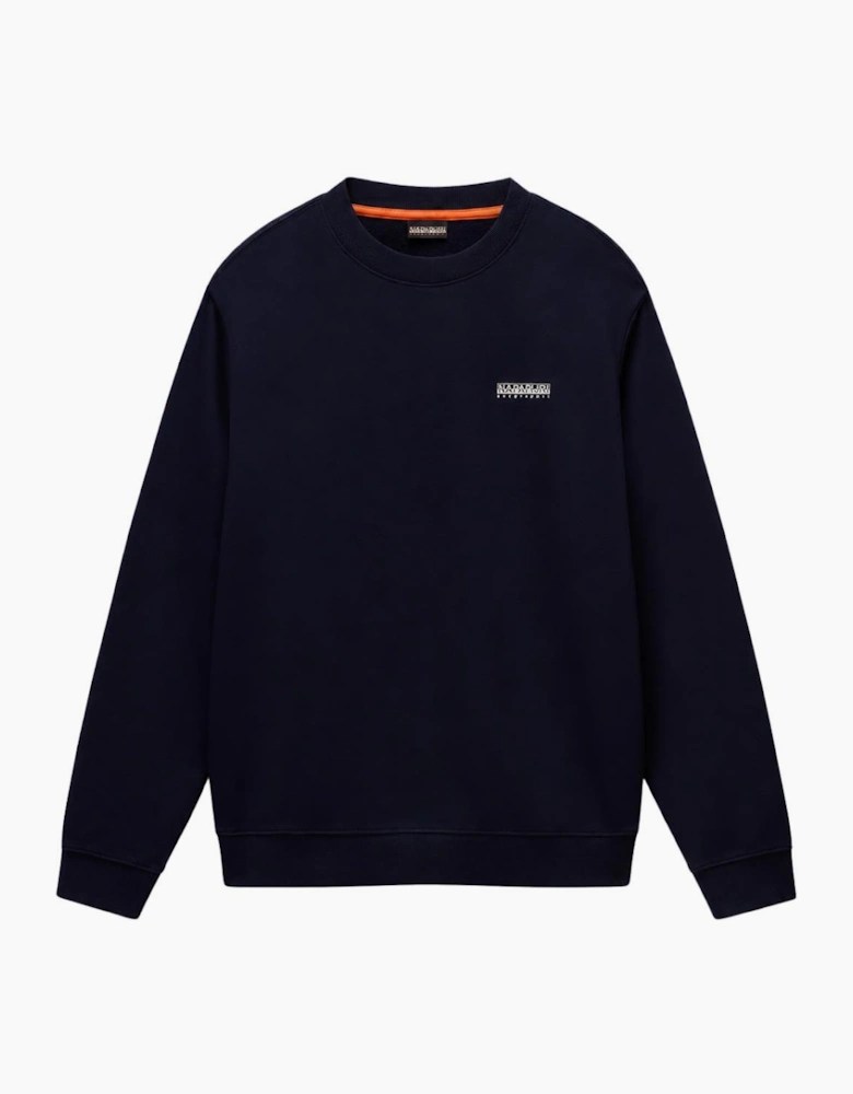 Small Box Logo Navy Sweatshirt