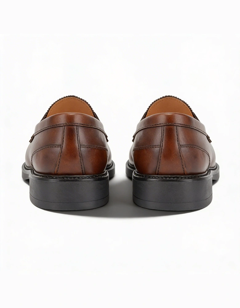 Roamers M059 Mens Loafer Shoes Mid Brown