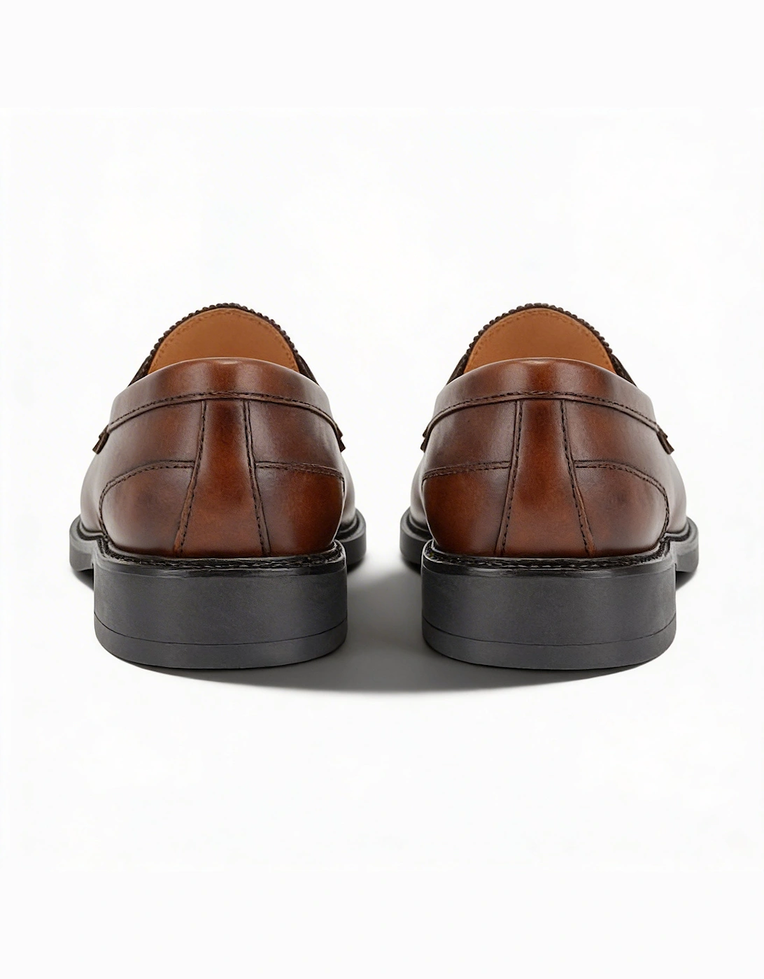 Roamers M059 Mens Loafer Shoes Mid Brown