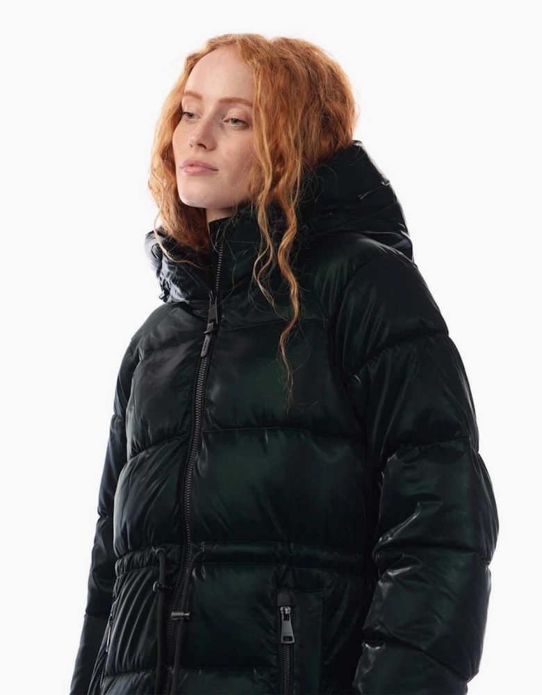 Front Drawcord Puffer Jacket