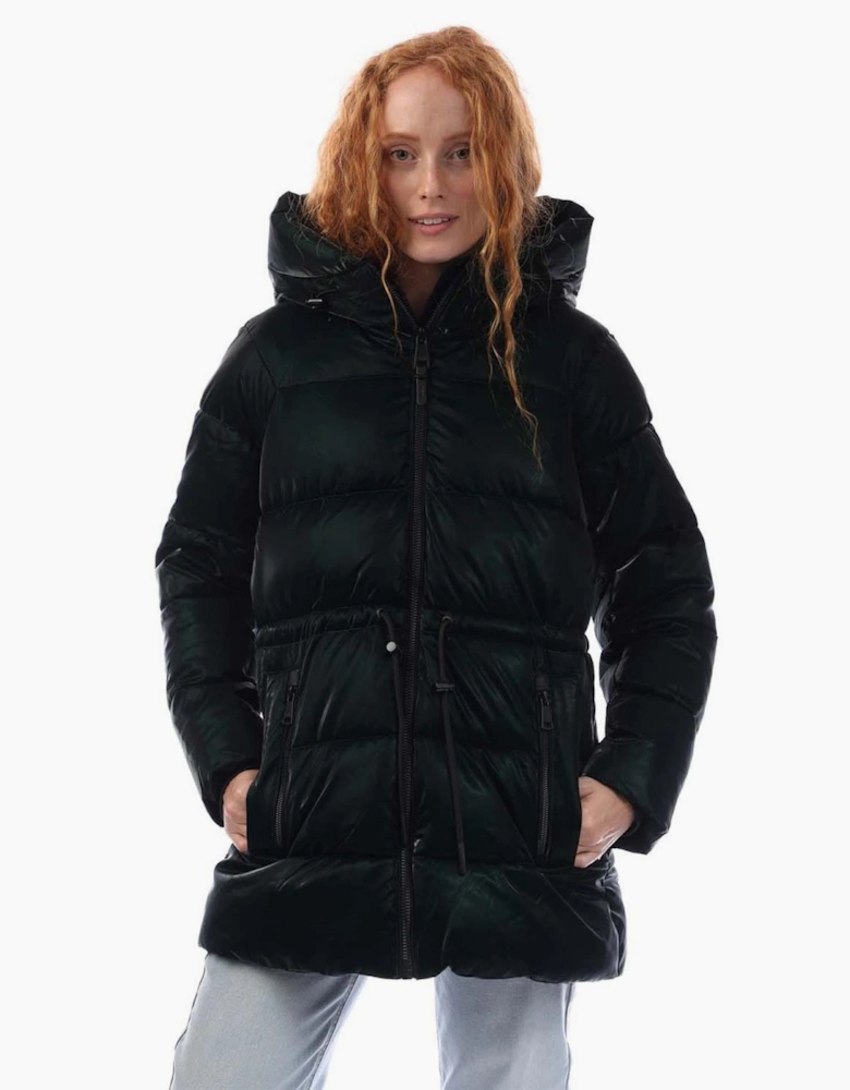 Front Drawcord Puffer Jacket