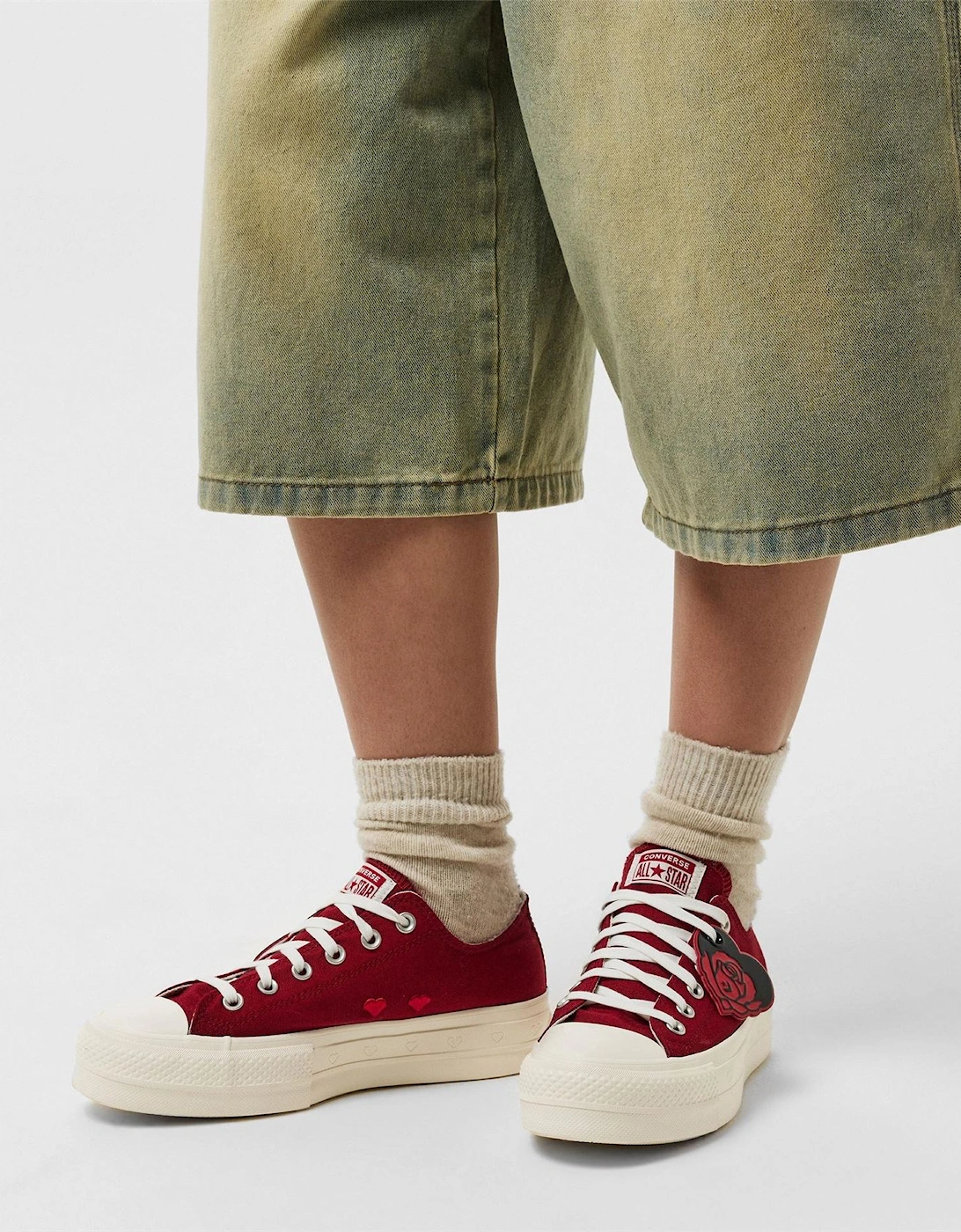Taylor All Star Platform Canvasas Low Top Shoes