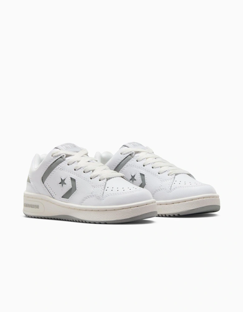 Weapon Leather Low Top Trainers