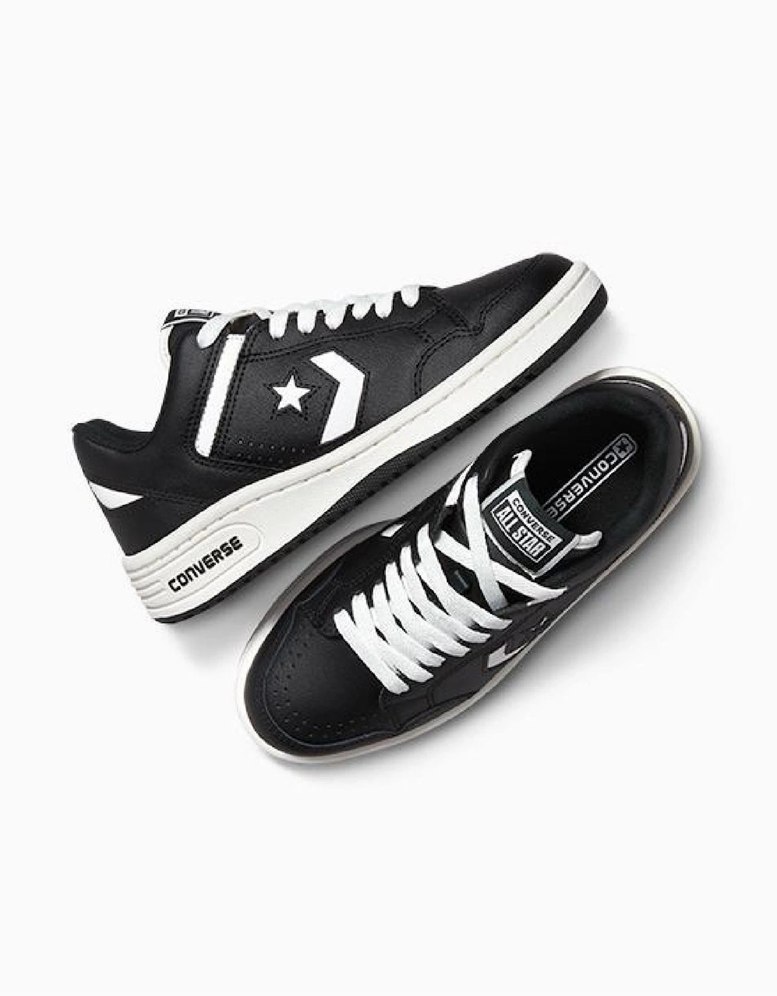 Weapon Leather High Top Trainers