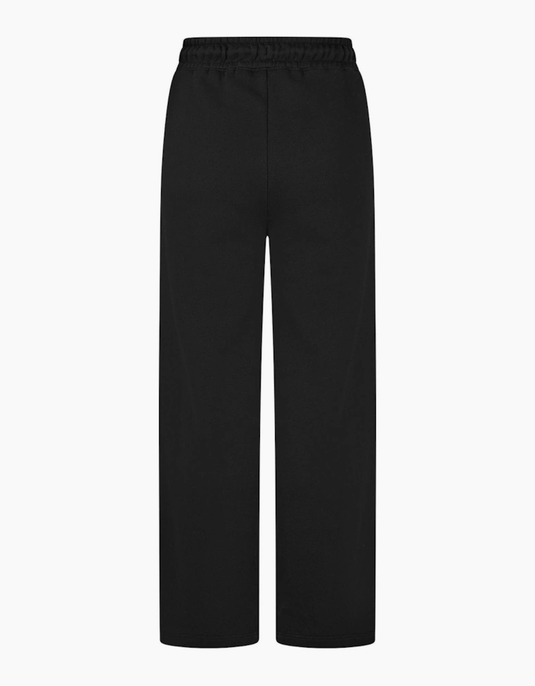 Fleece Pants Open Hem Jogging Bottoms
