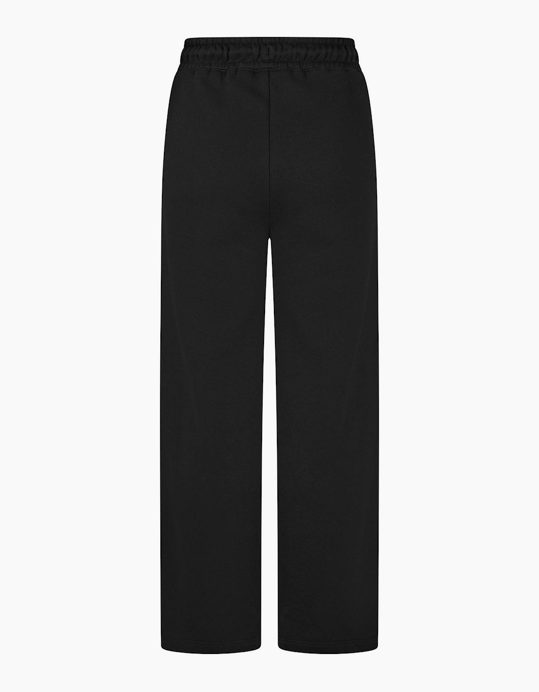 Fleece Pants Open Hem Jogging Bottoms