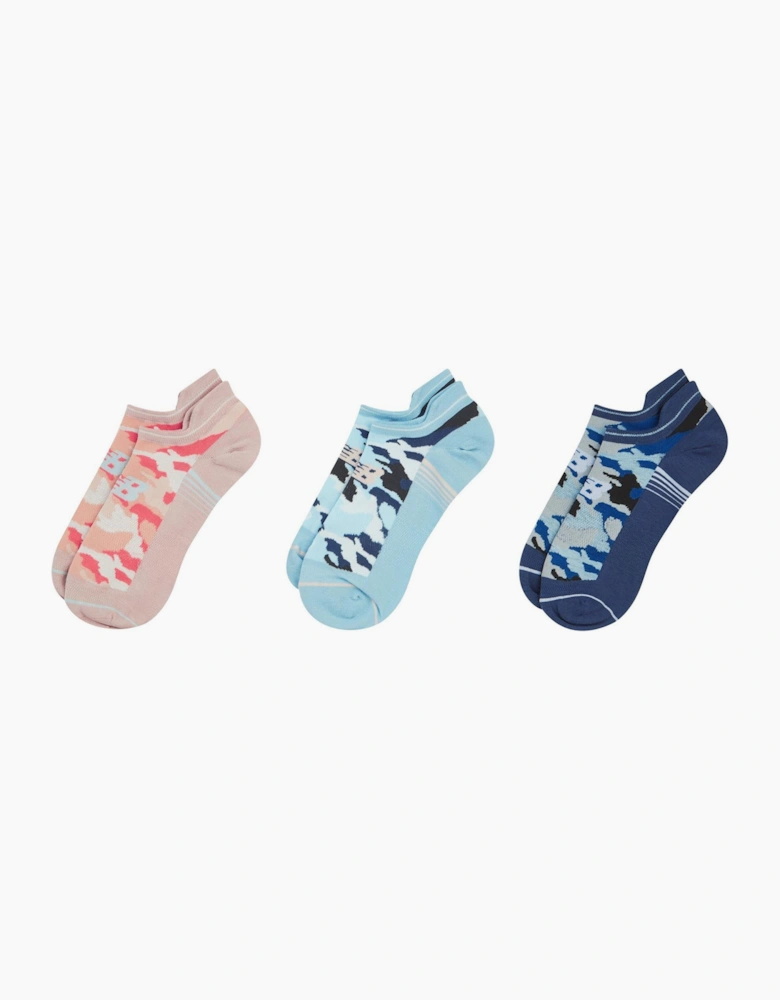 3 Pack No Show Trainer Socks