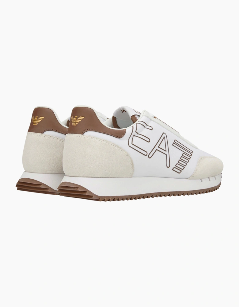 EA7 Emporio Armani Men's Shoe Logo Print Trainers