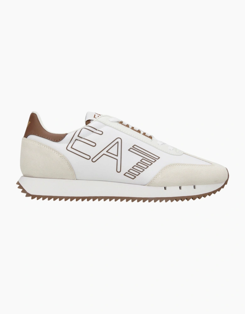 EA7 Emporio Armani Men's Shoe Logo Print Trainers