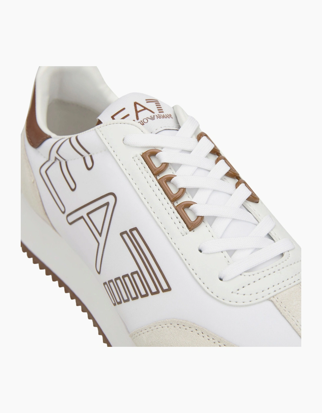 EA7 Emporio Armani Men's Shoe Logo Print Trainers