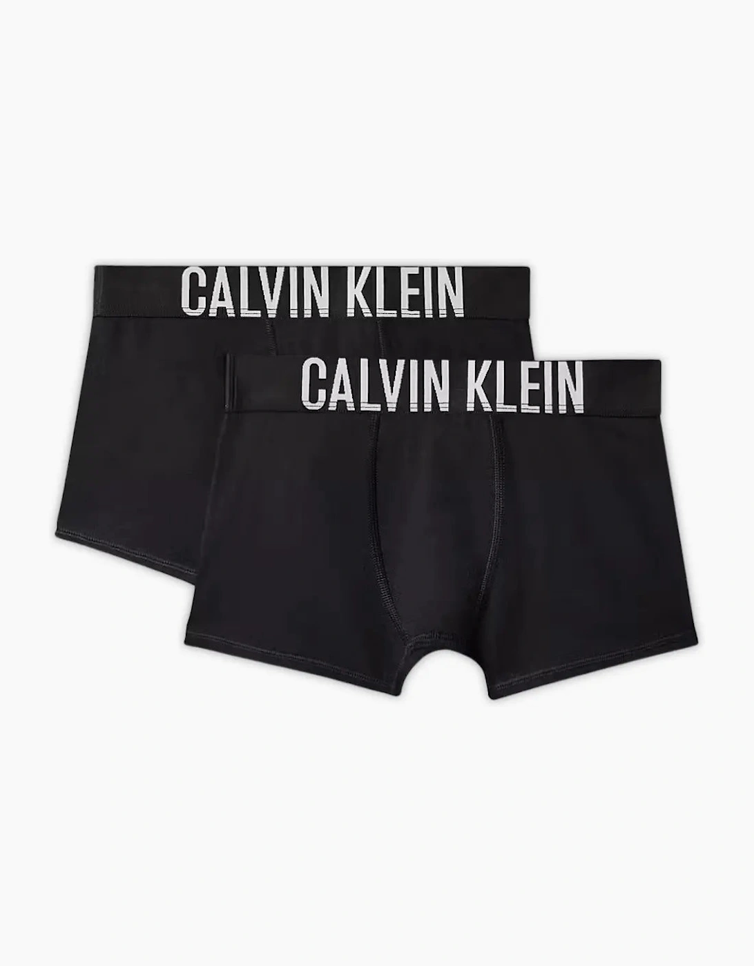 Boys 2-Pack Intense Power Boxer Trunks, Black/white