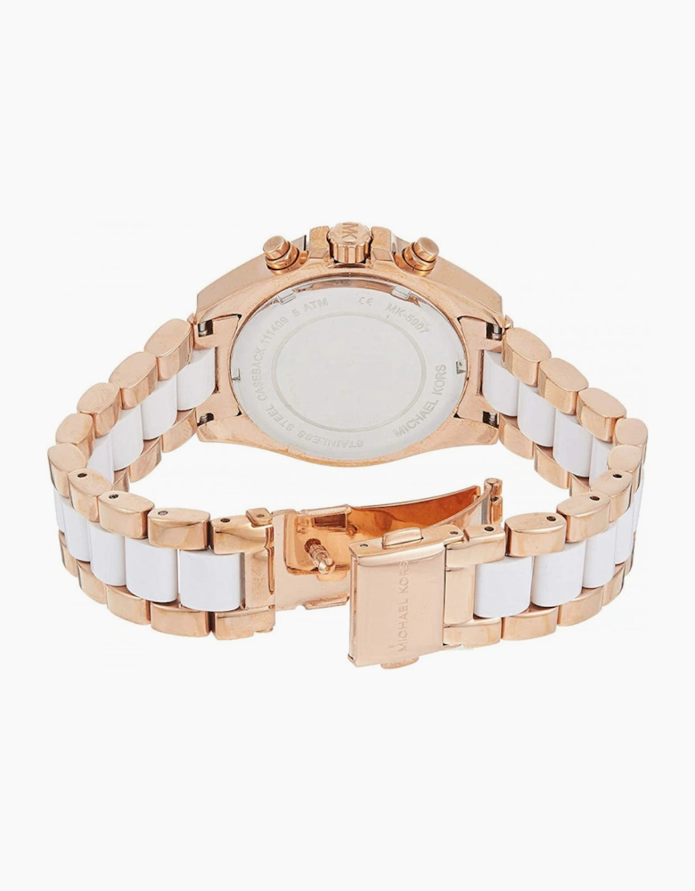 Michael Kors MK5907 Bradshaw Mini Two-Tone Chronograph Ladies Watch