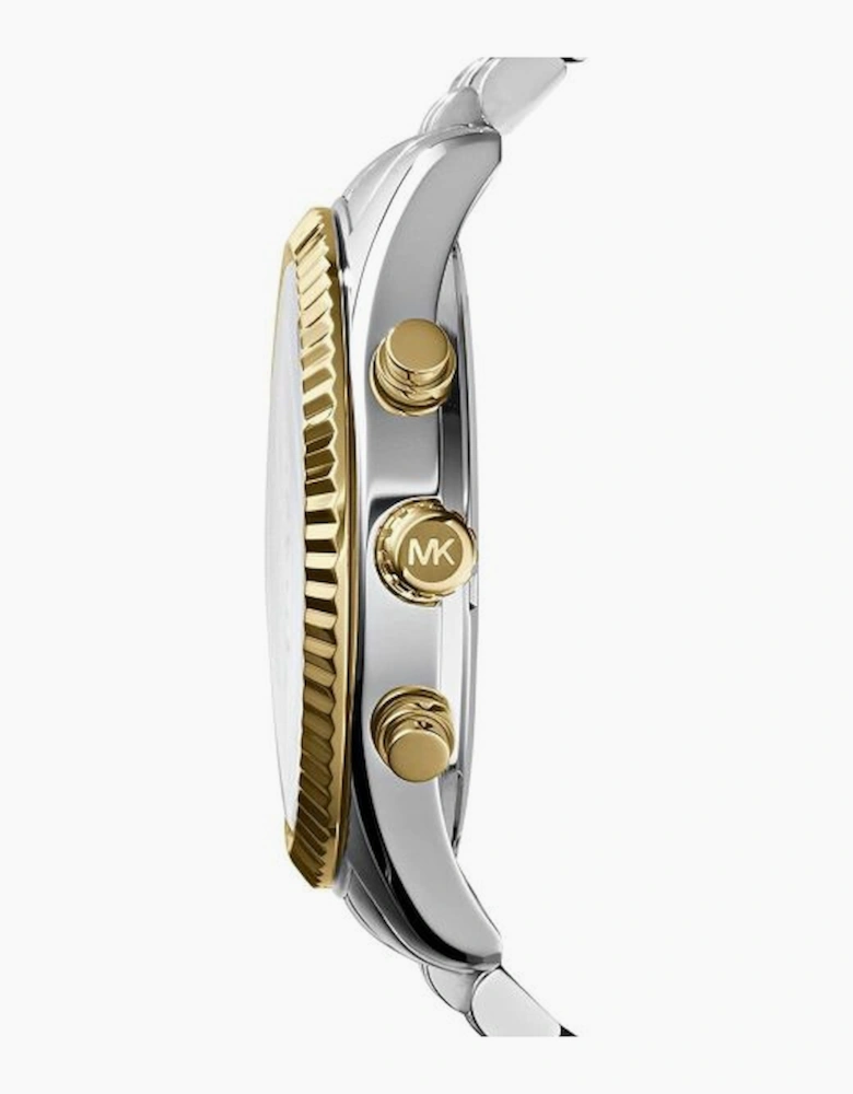 Michael Kors Lexington Chrono Ladies Two-Tone Watch MK5955