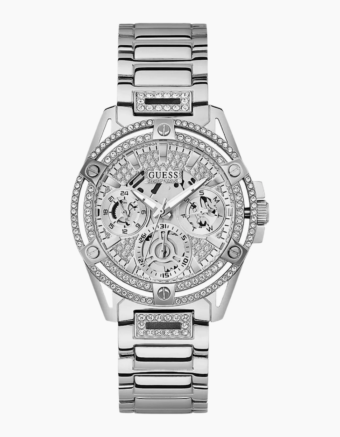 Guess Queen Silver Ladies Watch GW0464L1