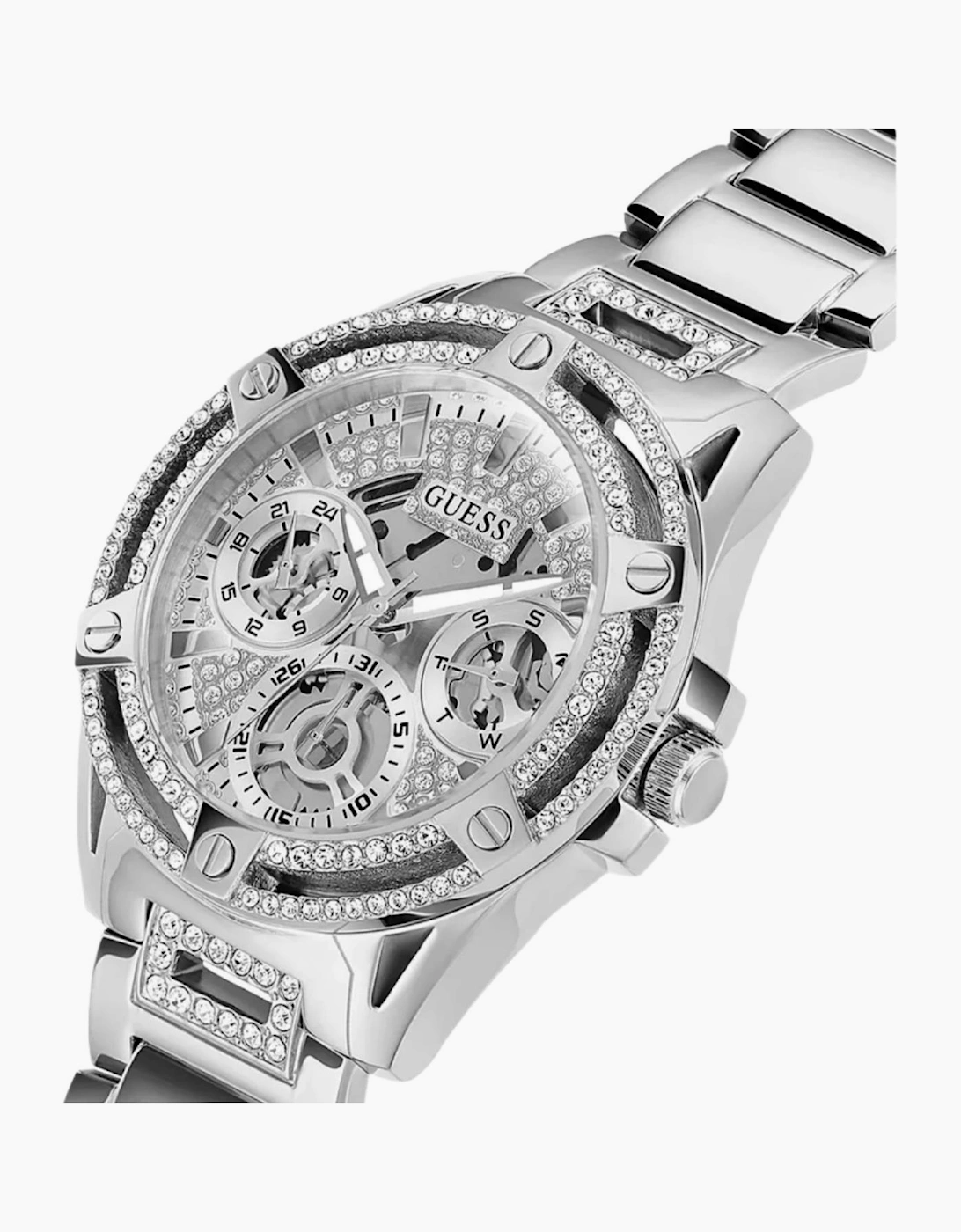 Guess Queen Silver Ladies Watch GW0464L1