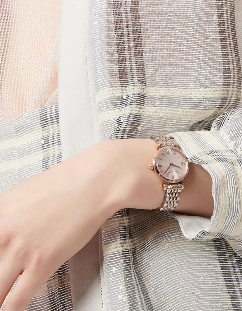 Emporio Armani AR11223 Silver and Rose Gold Ladies Watch