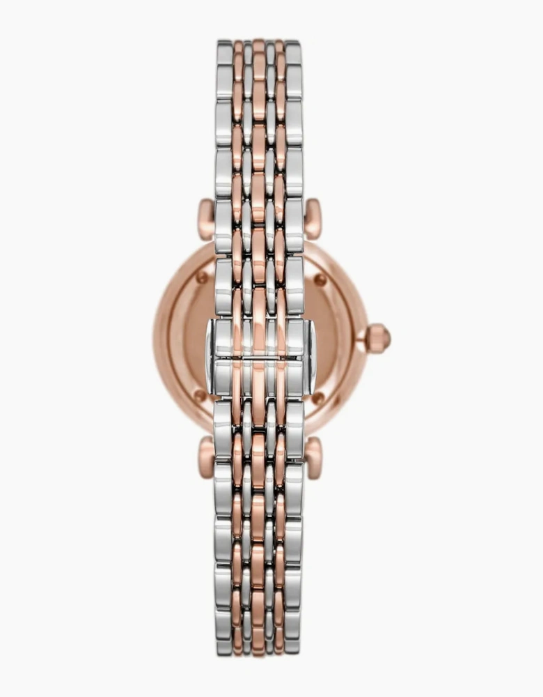Emporio Armani AR11223 Silver and Rose Gold Ladies Watch