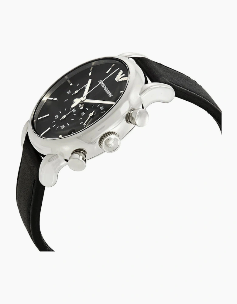 Emporio Armani AR1733 Classic Black Leather Men's Watch
