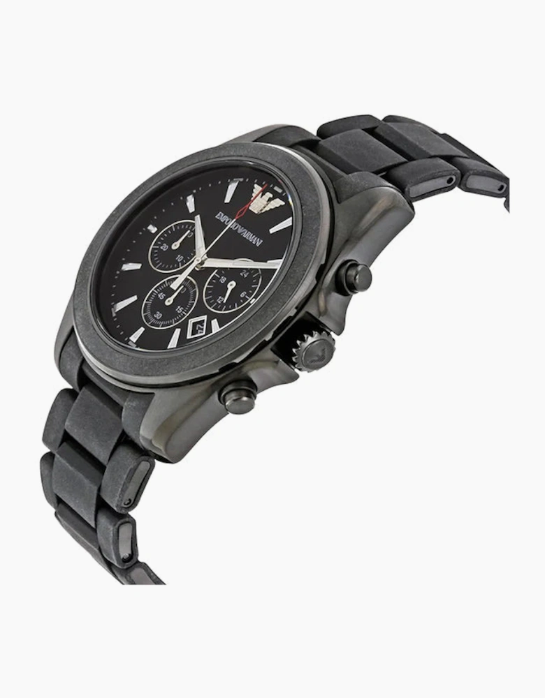 Emporio Armani AR6092 Black Chronograph Men's Watch