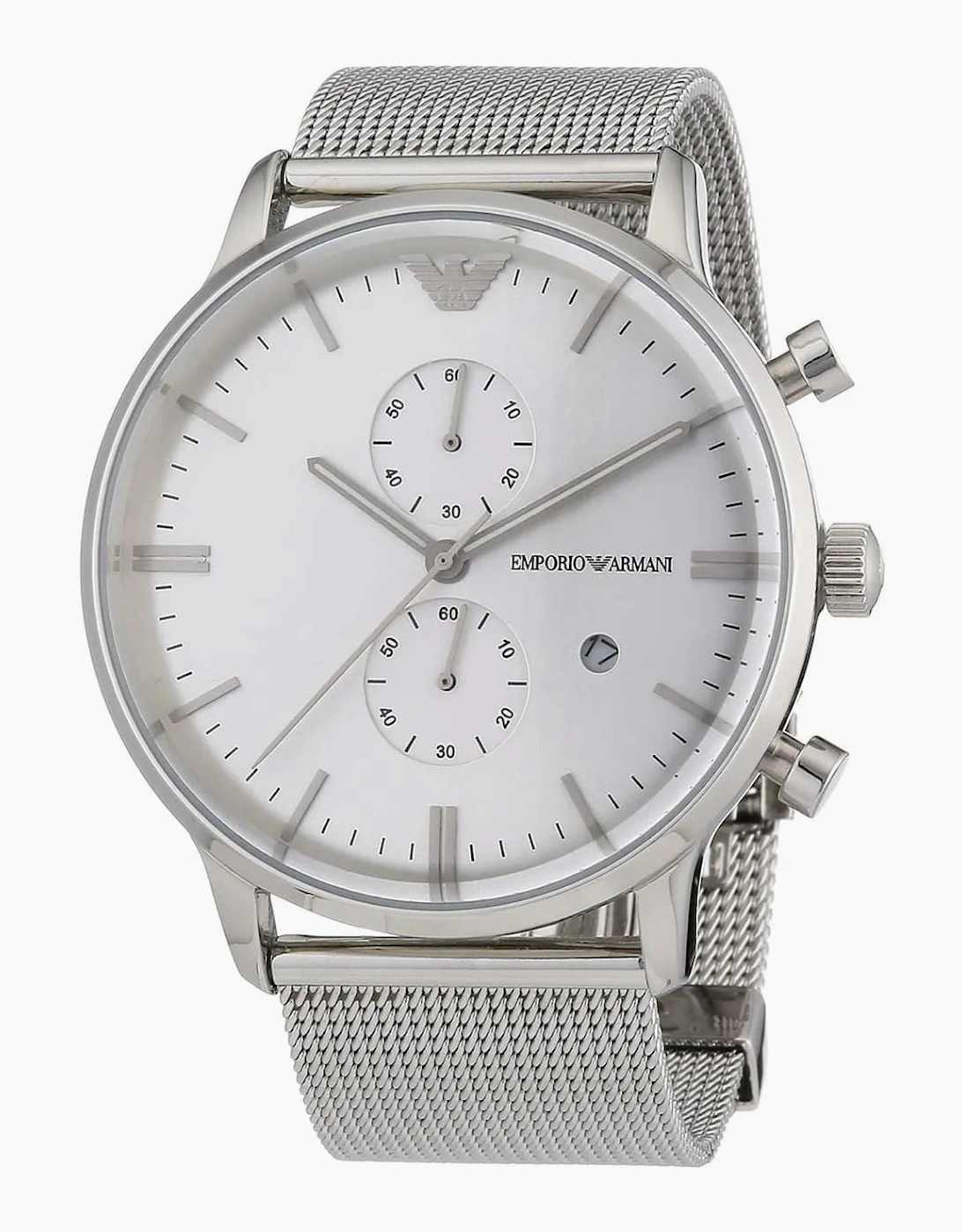 Emporio Armani Men's Silver Watch AR0390