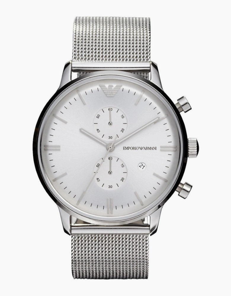 Emporio Armani Men's Silver Watch AR0390