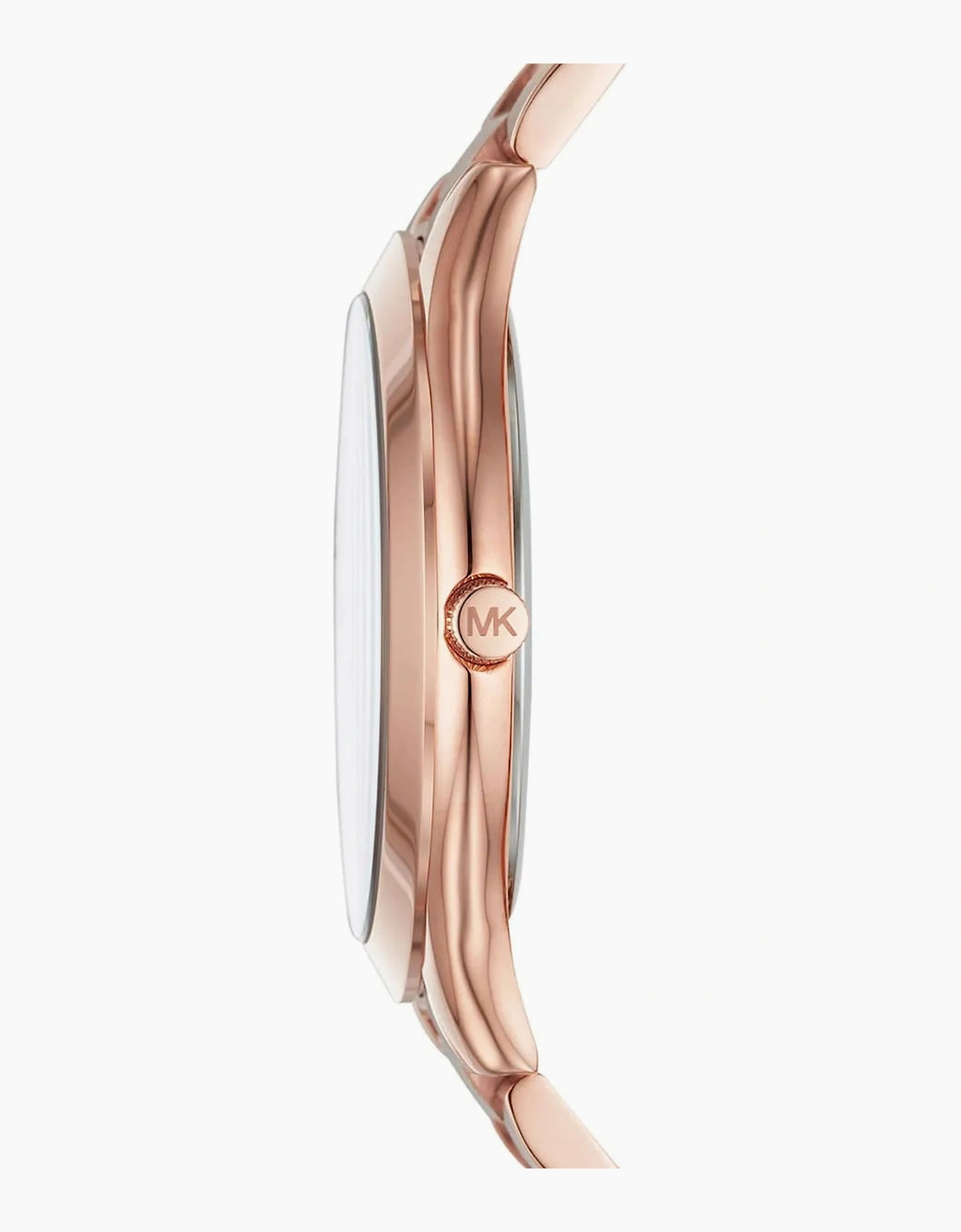 Michael Kors Ladies Slim Runway Rose Gold Watch MK3550