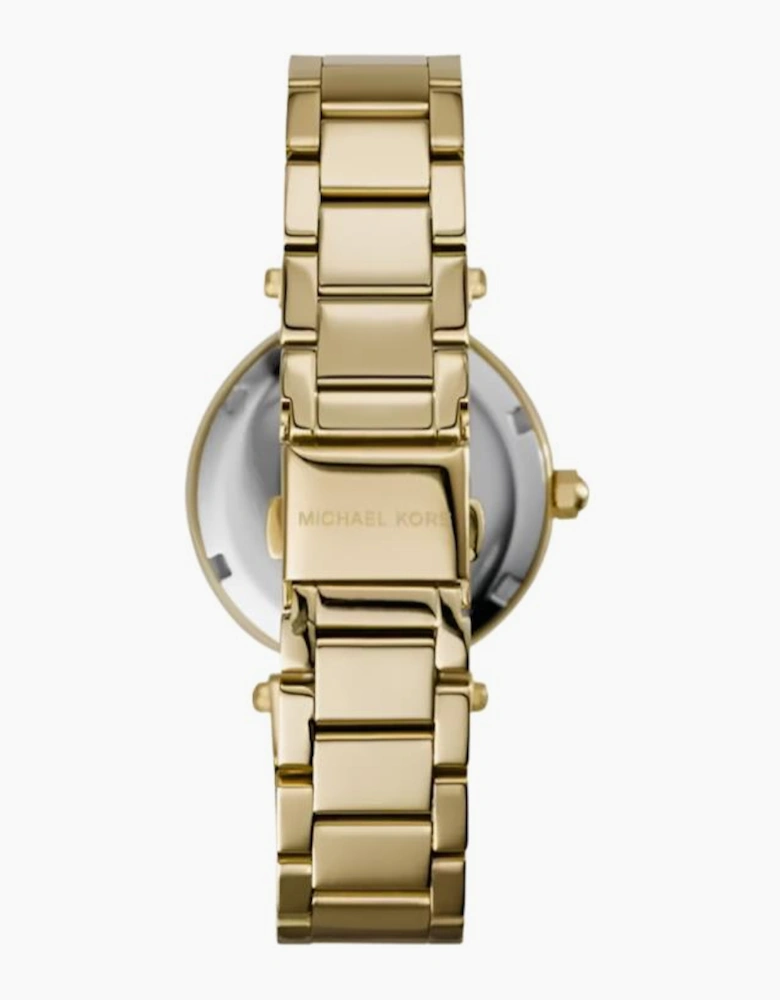Michael Kors MK6056 Mini Parker Gold Chronograph Ladies Watch