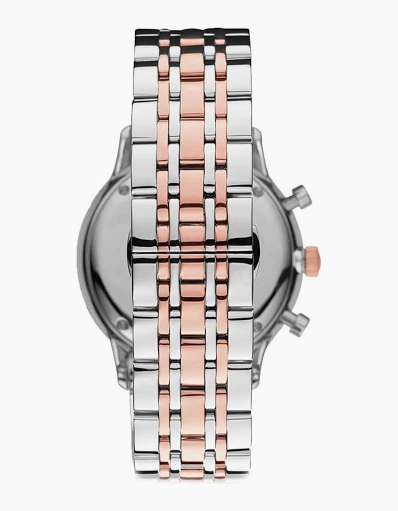 Emporio Armani  AR0399 Silver Chronograph Men's Watch