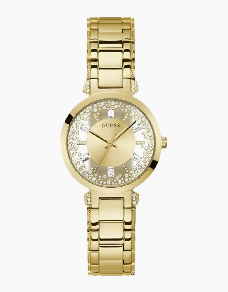 Guess Crystal Gold Ladies Watch GW0470L2