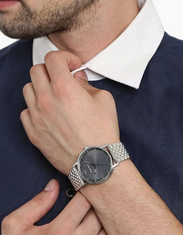 Emporio Armani AR11068 Silver Men's Watch