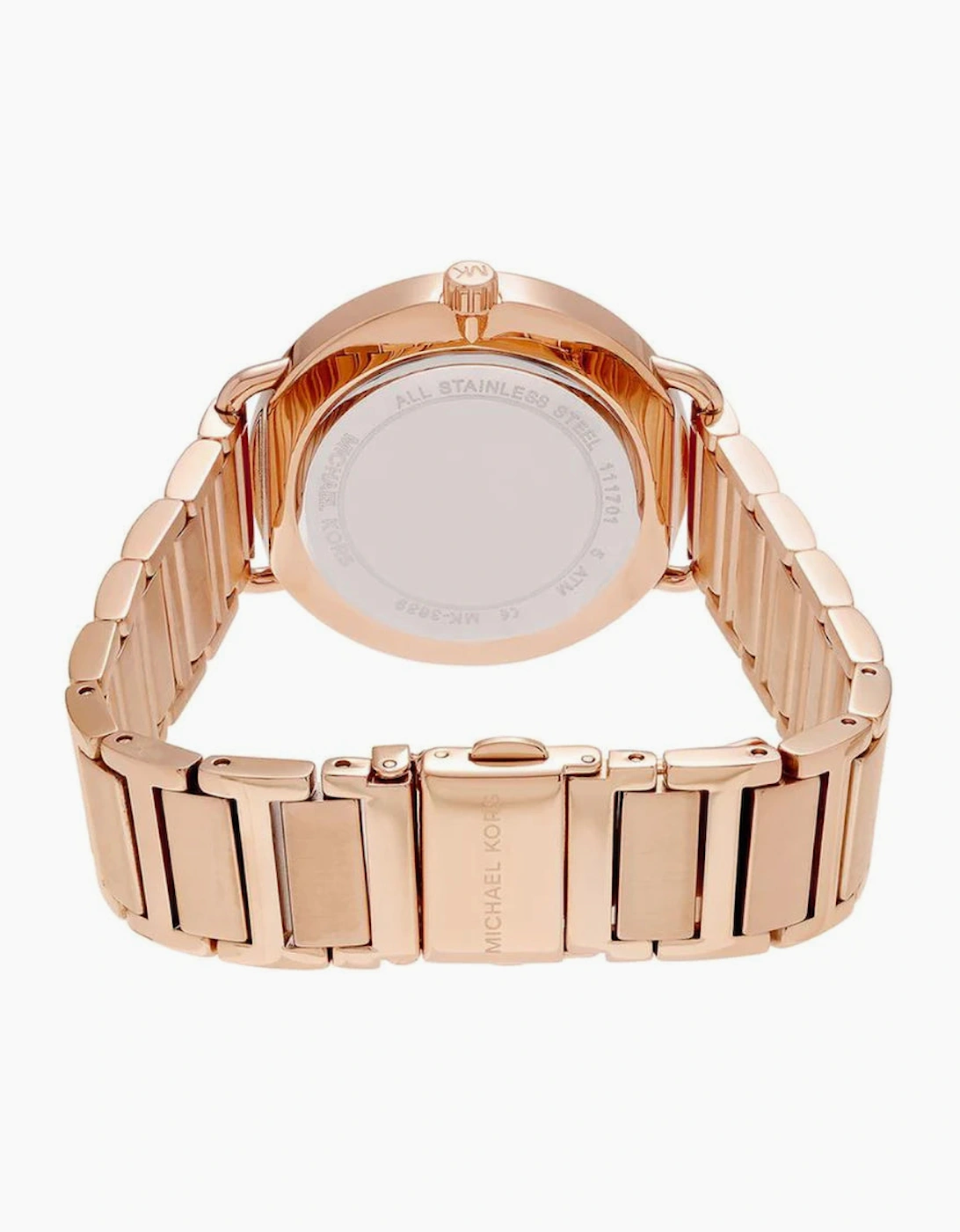 Michael Kors MK3640 Portia Rose Gold-Tone Crystal Bracelet  Ladies Watch