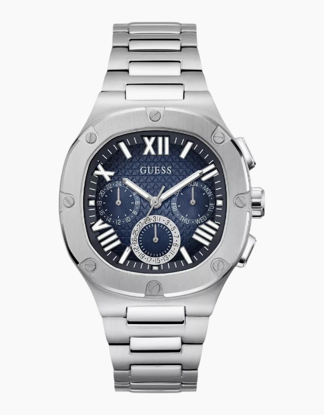 Guess Headline Silver Men's Watch GW0572G1
