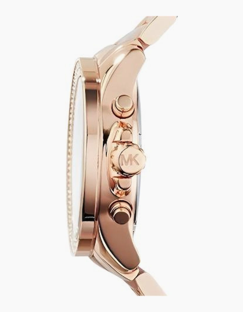 Michael Kors MK6096 Wren Crystal Dial and Rose Gold Tone Chronograph Ladies Watch