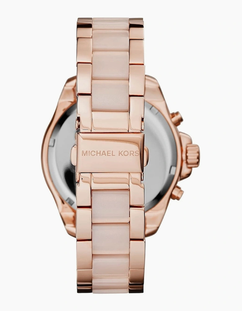 Michael Kors MK6096 Wren Crystal Dial and Rose Gold Tone Chronograph Ladies Watch