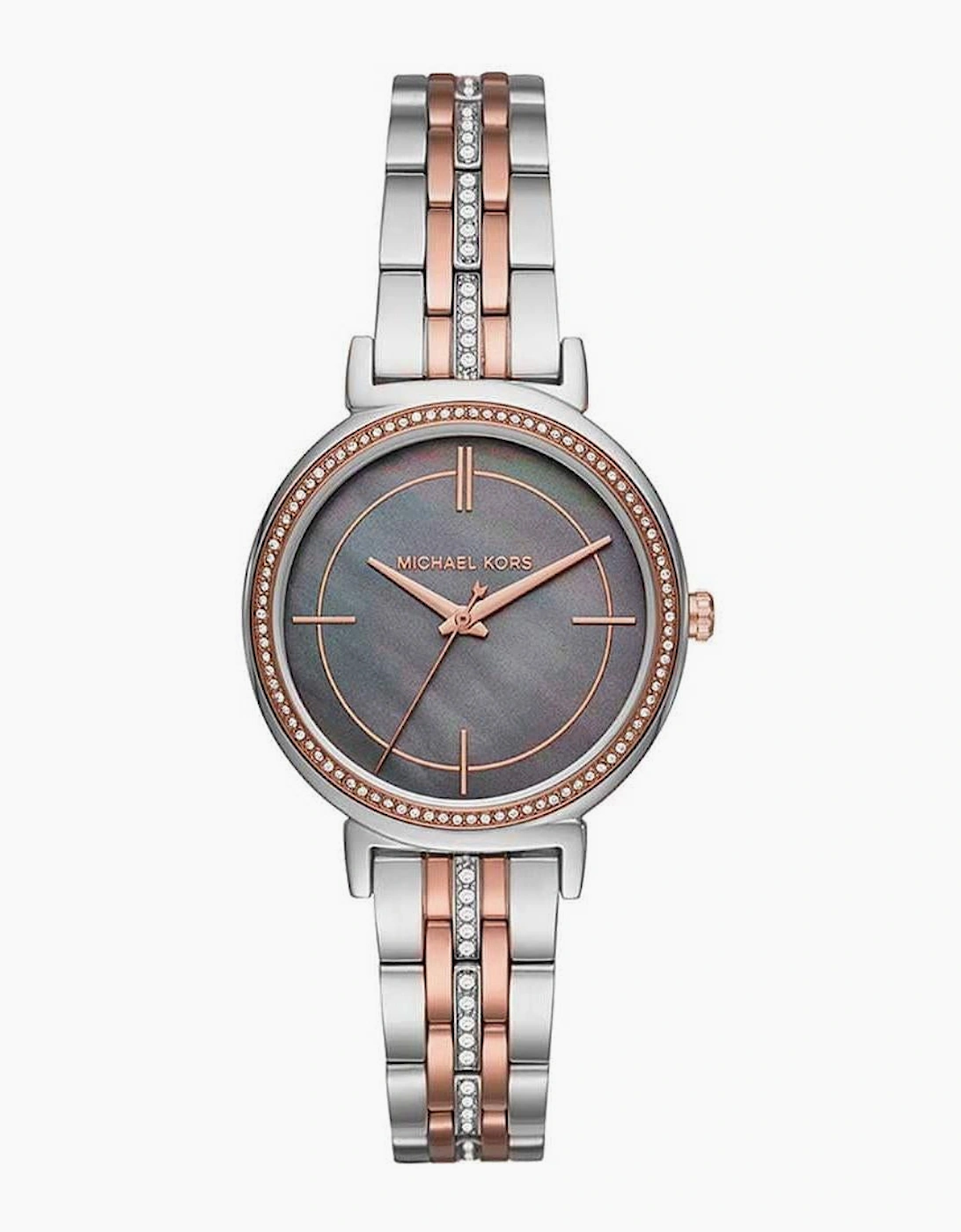 Michael Kors MK3642 Cinthia Two-Tone Mother of Pearl Ladies Watch