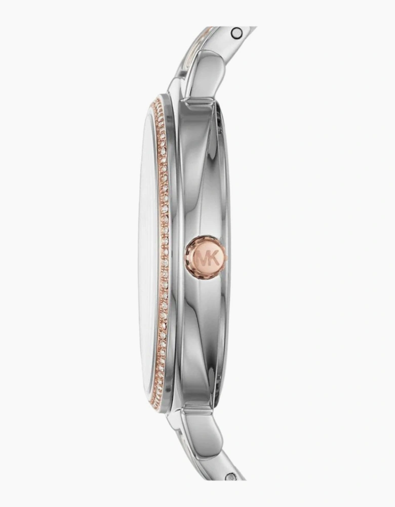 Michael Kors MK3642 Cinthia Two-Tone Mother of Pearl Ladies Watch