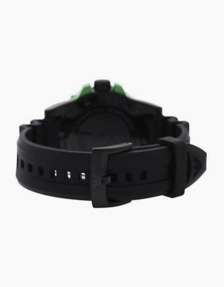 Emporio Armani AR6102 Black Rubber Men's Watch