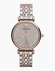 Two-Tone Silver / Rose Gold