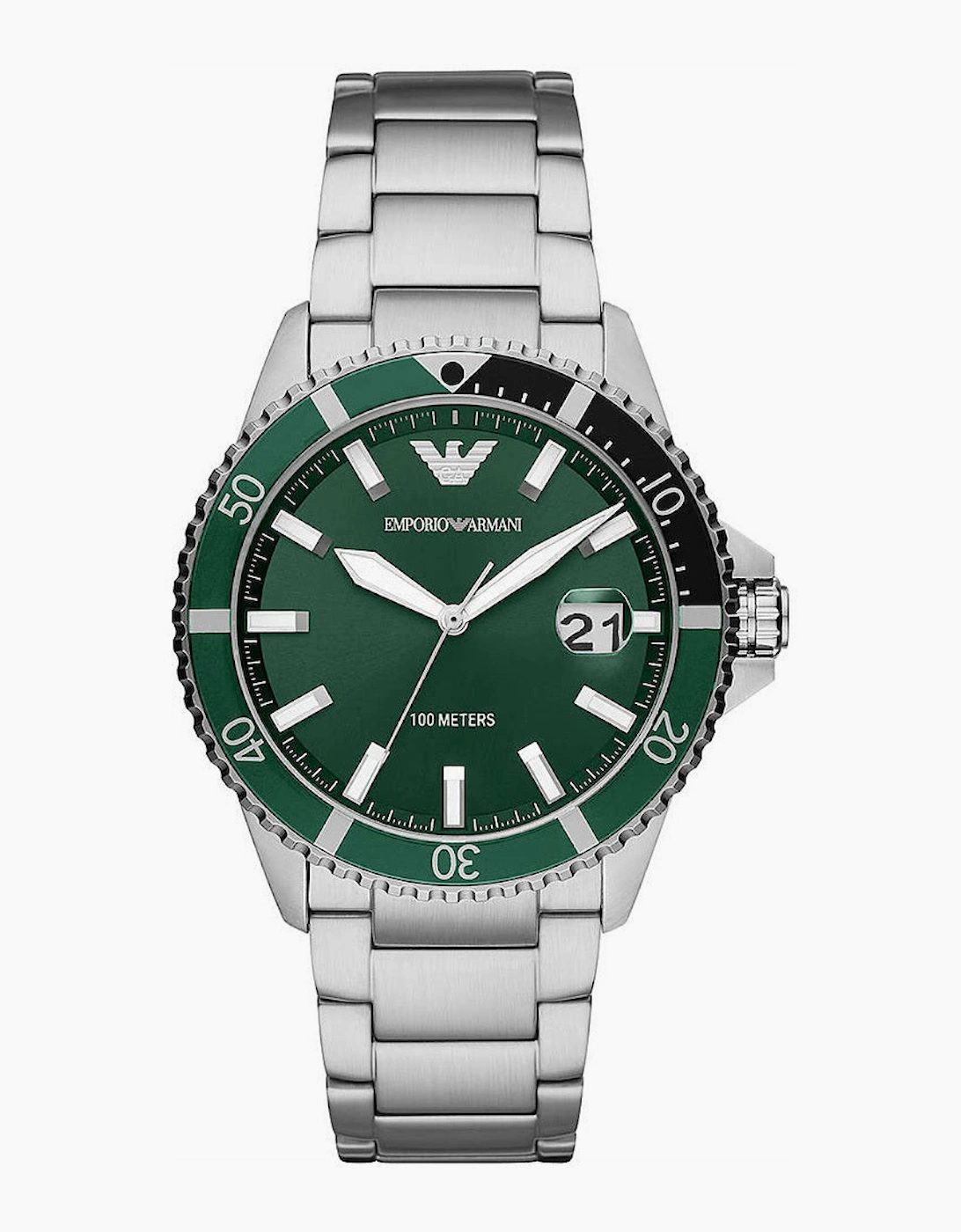 Emporio Armani Men's Diver  Silver Watch AR11338