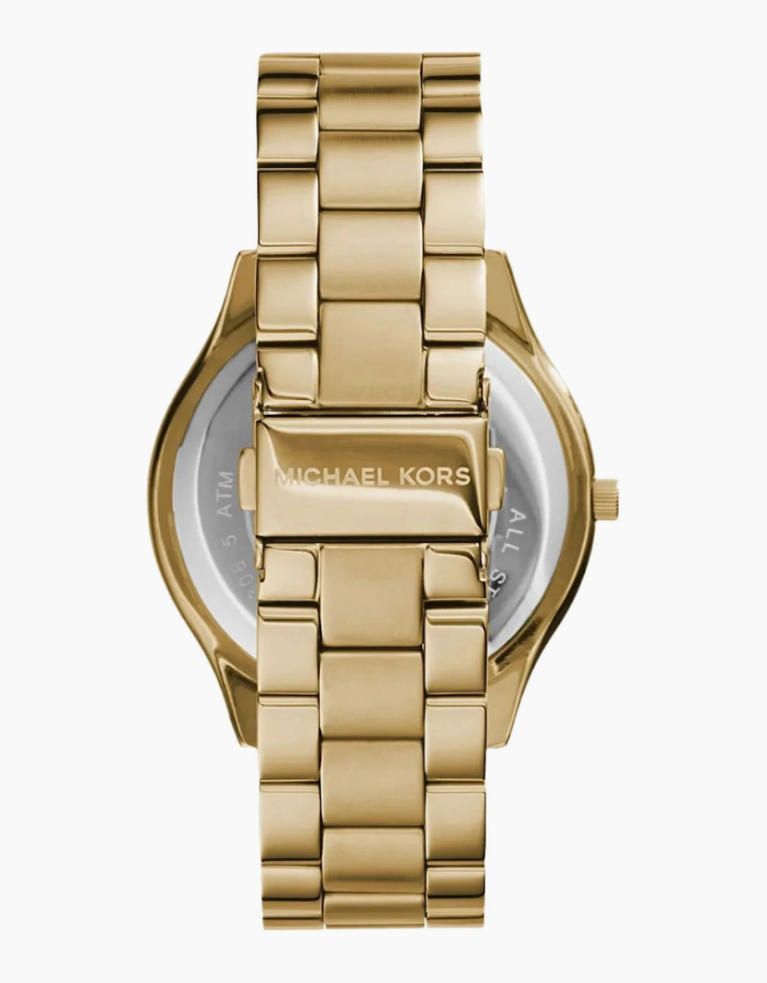 Michael Kors Ladies Slim Runway Gold Watch MK3179