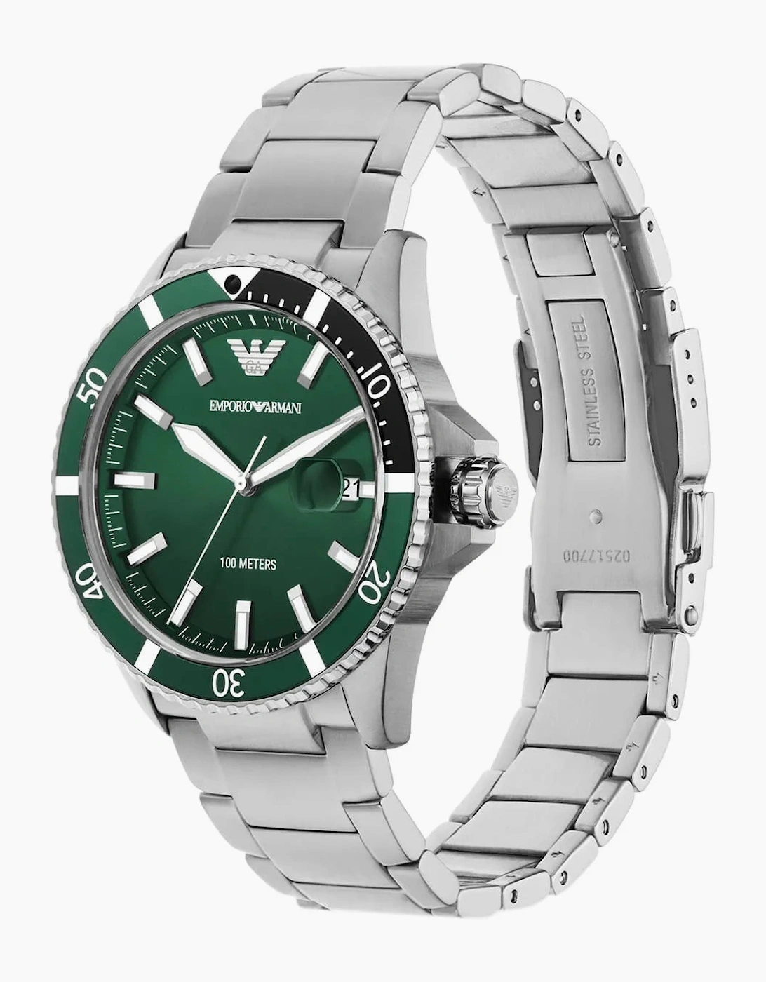 Emporio Armani Men's Diver  Silver Watch AR11338