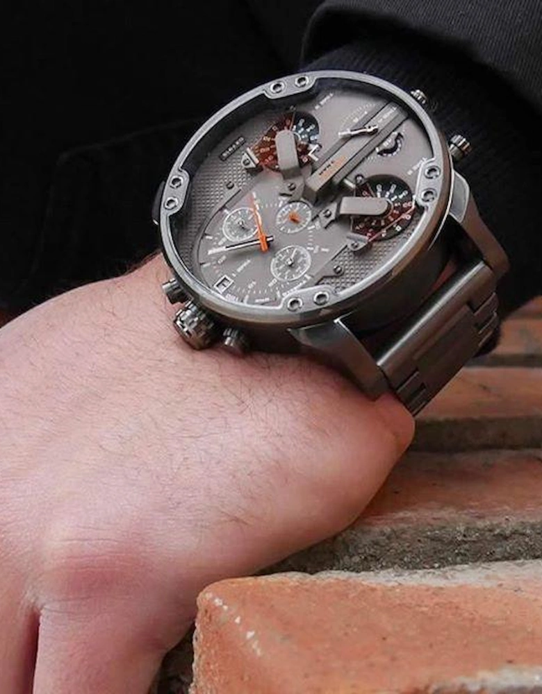 Diesel DZ7315 Gunmetal Grey Mr. Daddy 2.0 Chronograph Men's Watch