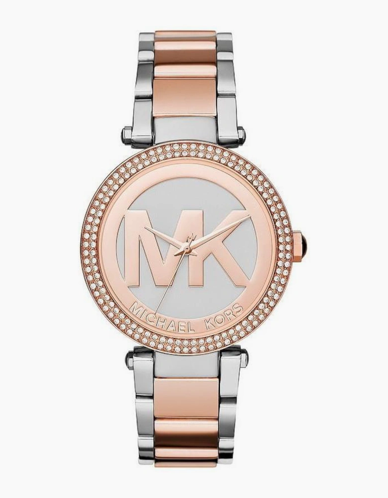Michael Kors Ladies Parker Silver Watch MK6314
