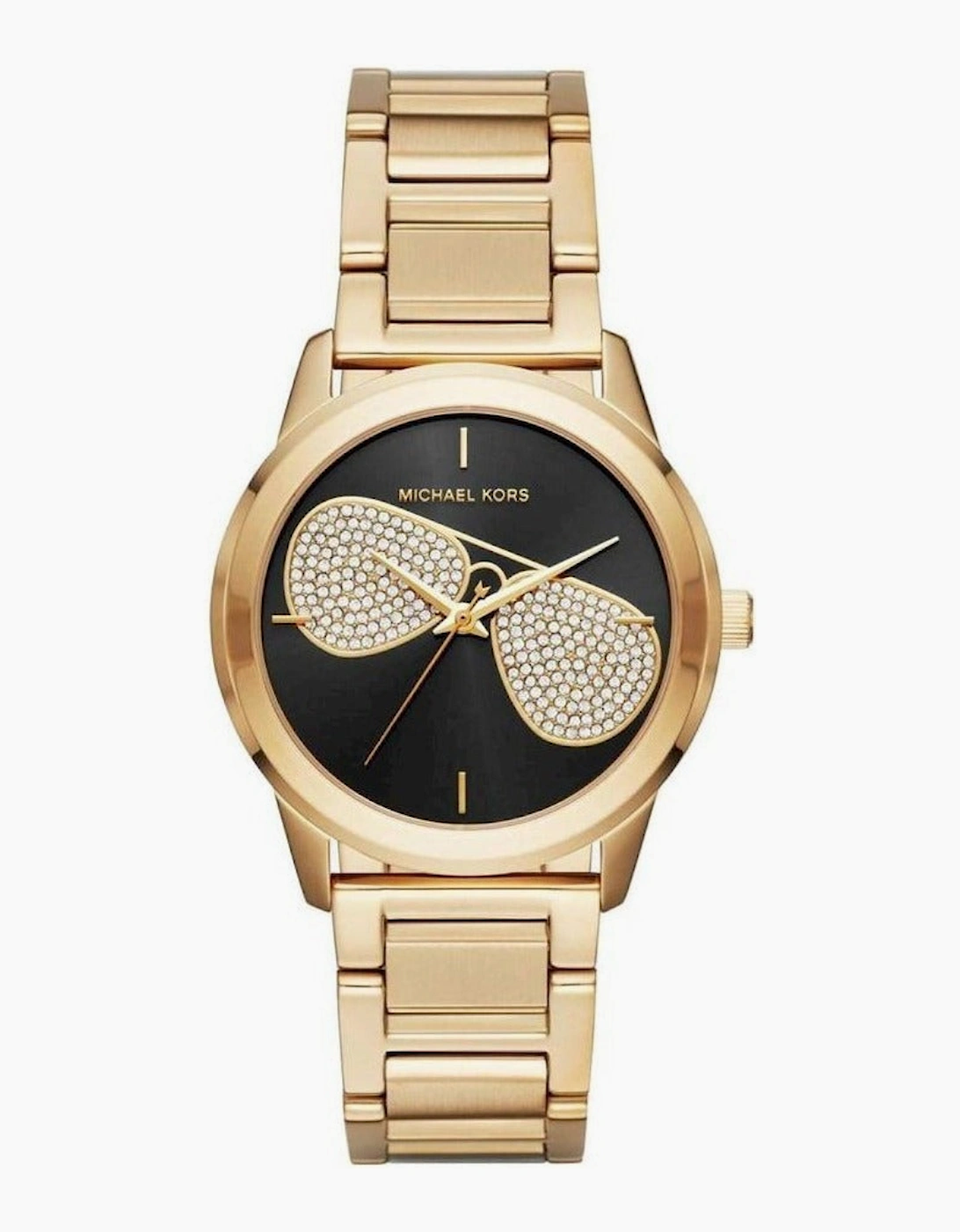 Michael Kors Ladies Hartman Yellow Gold Watch MK3647