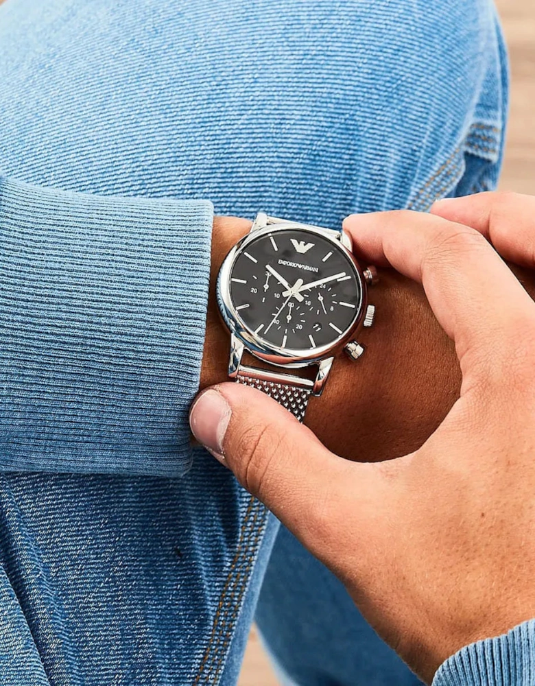 Emporio Armani AR1811 Black Chronograph Men's Watch