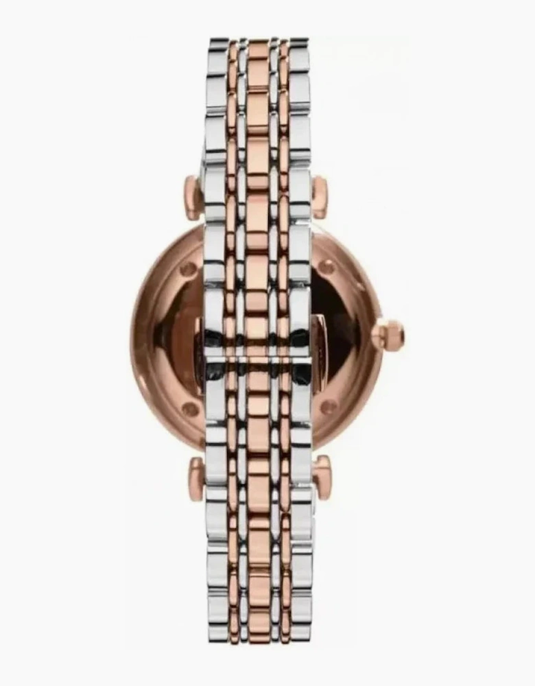 Emporio Armani AR11092 Rose Gold and Silver Blue Ladies Watch